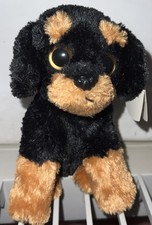 Ty Beanie Baby “Brutus” the Puppy Dog Rottweiler - Big Eyes Version (6’) 2012