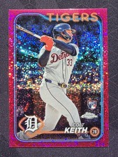 2024 Topps Chrome - Colt Keith #2 Magenta Speckle Refractor /350 (RC)