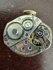 VINTAGE LADIES BULOVA WRISTWATCH MOVEMENT CAL. 6AM NOT RUNNING BAD STAFF
