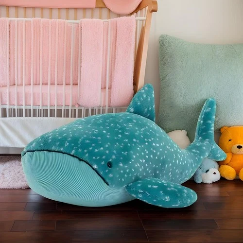 Gobfrey Whale Shark AUTHENTIC Blue Ocean Lovey Soft Plush Toy New - Bild 5 von 8