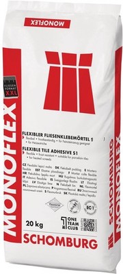 SCHOMBURG MONOFLEX 20kg Flexkleber Fliesenkleber C2 TE S1 Wand Boden