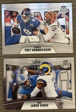 Panini 2025 Mosaic NFL Card Lot Trey Hendrickson Bengals Jared Verse Rams