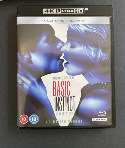 Basic Instinct (4K UHD Blu-ray, 1992, EU Import, Region Free)