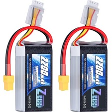RC Car Truck Drone 3S 2200mAh Lipo Battery 11.1V 50C XT60 Pack 2