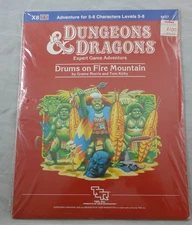 Dungeons and Dragons Module X8: Drums on Fire Mountain TSR9127 Lvls 5-8 *SEALED*
