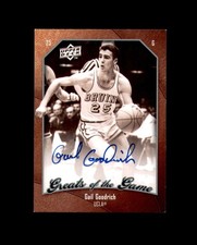 Gail Goodrich Signed 2010 Upper Deck Greats of The Game Autograph