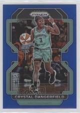 2022 Panini Prizm WNBA Blue Prizm 133/149 Crystal Dangerfield #133 he4