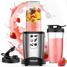 TENKER 1000W Fruit Vegetable Smoothies Blenders Juice Citrus 22000RPM Countertop