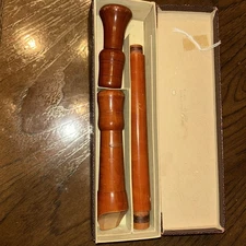 Vintage Johannes Adler “Magnamusic” Recorder – Handmade A-440 Pearwood w/Box