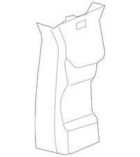 Genuine GM Upper Center Pillar Trim 25858002