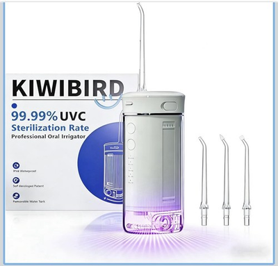 #ad KIWIBIRD Mini Water Flosser for Travel Ultra Portable Cordless Oral Irrigator $55.00