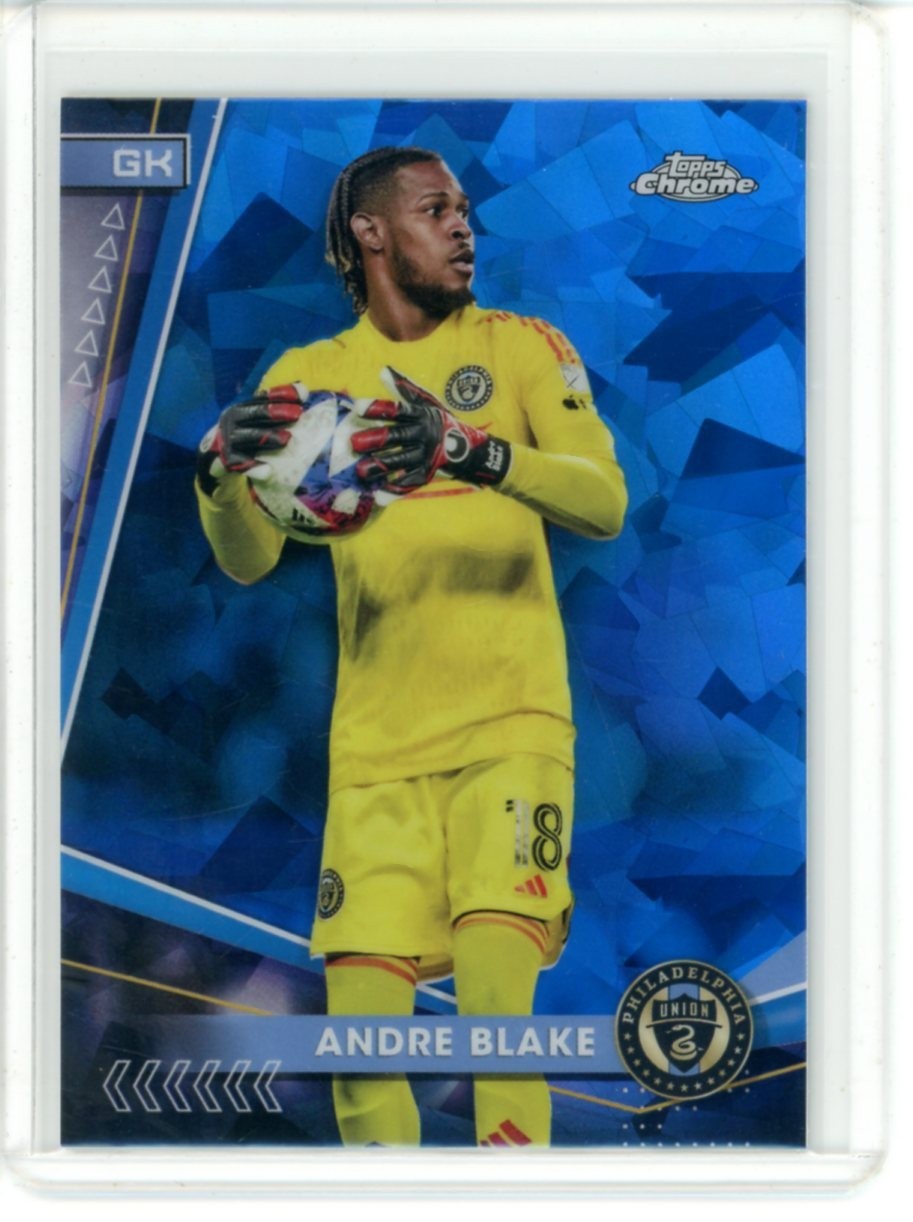 2024 TOPPS CHROME MLS SOCCER SAPPHIRE BASE ANDRE BLAKE #85
