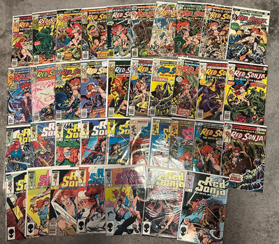 Red Sonja Complete Run Marvel Feature 1-7 1-15 1-2 1-13 Mid-High Grade 38 issues