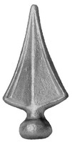 Zaunspitze Stahl Geschmiedet 110 Mm Ø 25 Mm S235JR Roh