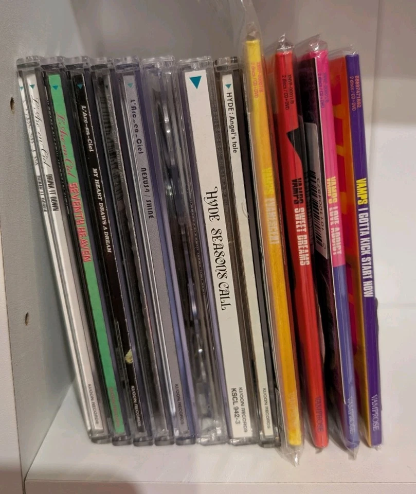 L'Arc-en-Ciel HYDE VAMPS Japan J-Rock CD Single + DVD Visual Kei BULK LOT X12 Foto 2 de 4