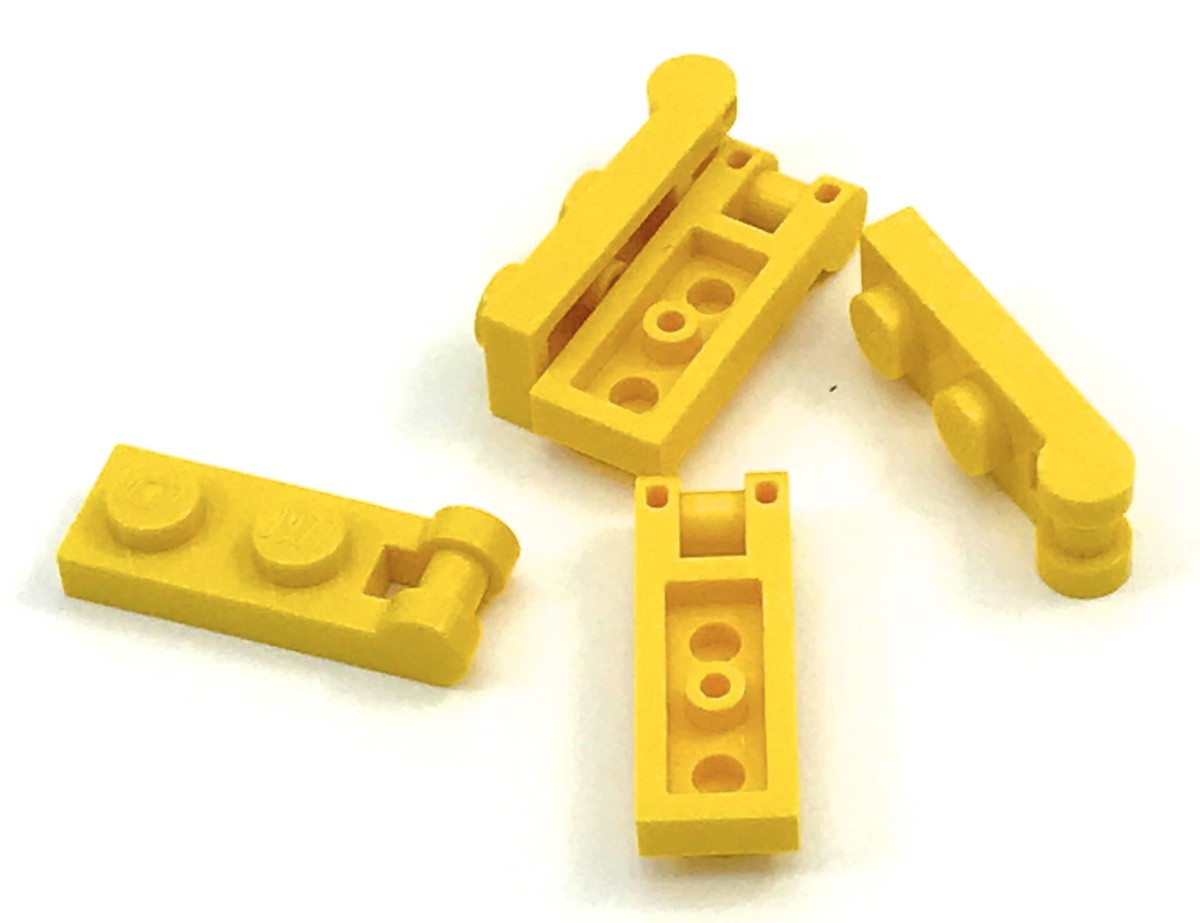 Lego Lot of New Yellow Plates Modified x with Handle on End