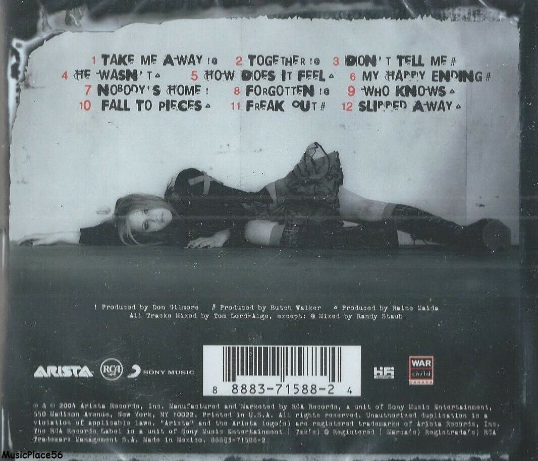 Avril Lavigne サイン入りCD 直筆サイン入り CD AVRIL LAVIGNE アヴリルラヴィーン