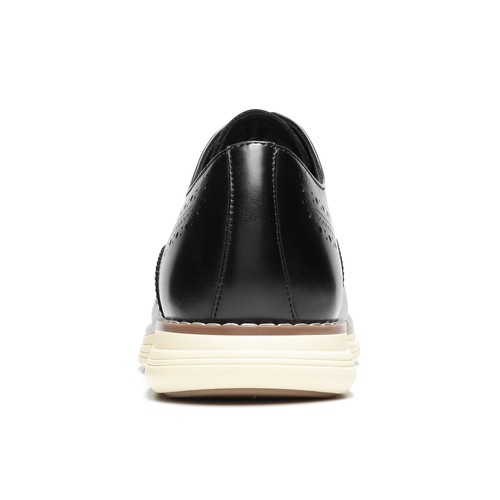 Men PU leather Dress Sneakers Casual Oxford Formal Shoes Arch support Wide Size - Picture 41 of 63