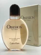 Calvin Klein Obsession Men Cologne Spray 4.0 oz 125 ml New In Sealed Box