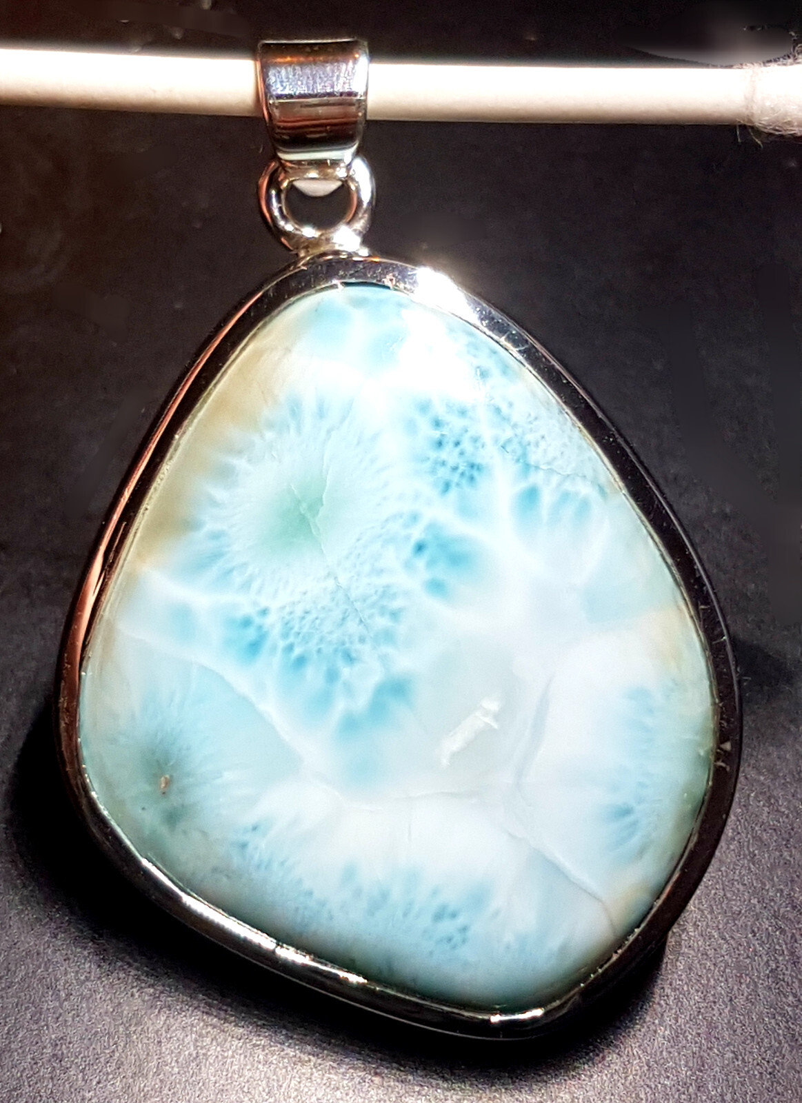 Pendentif Larimar et argent 925 pour illuminer vos tenues d'été
