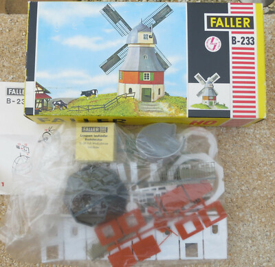 Faller AMS B-233  -- Windmühle in OVP, 60er Jahre Spielzeug  -- selten  #170719