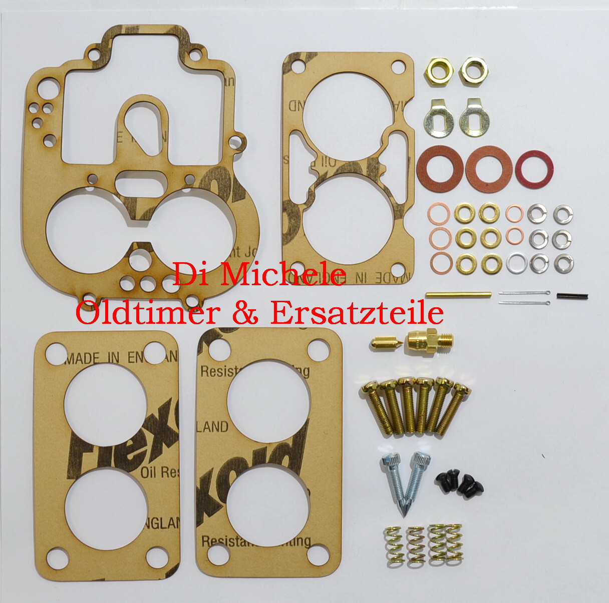 36 DCZ, 36 DCL Weber Carburetor Gasket Kit, Ferrari Lancia, B. 0194