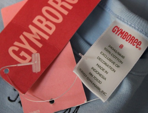 2008 Gymboree Petite Mademoiselle Shirt sz 8 Satin Ballet Slippers Embroidered - Picture 4 of 4