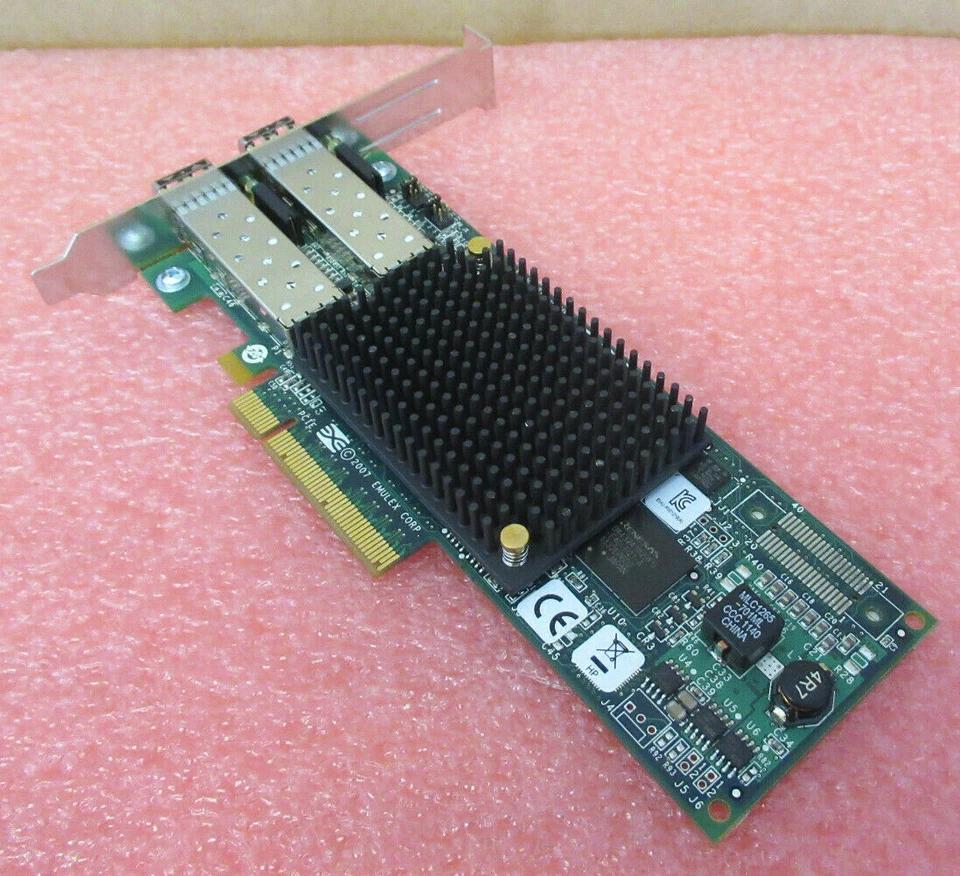 HP AJ763A Emulex LPE12002 8Gb Dual Port FC HBA Adapter 2x 8G SFP 489193-001 LPFH - Image 4 of 4
