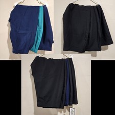 Lot Of 11 Bend Over Pants Collection Lot Womens 22W 24W Black Blue Teal NOS Used