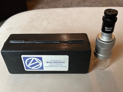 Beta Industries 50x50 magnifying scope with .001'' measurement lines