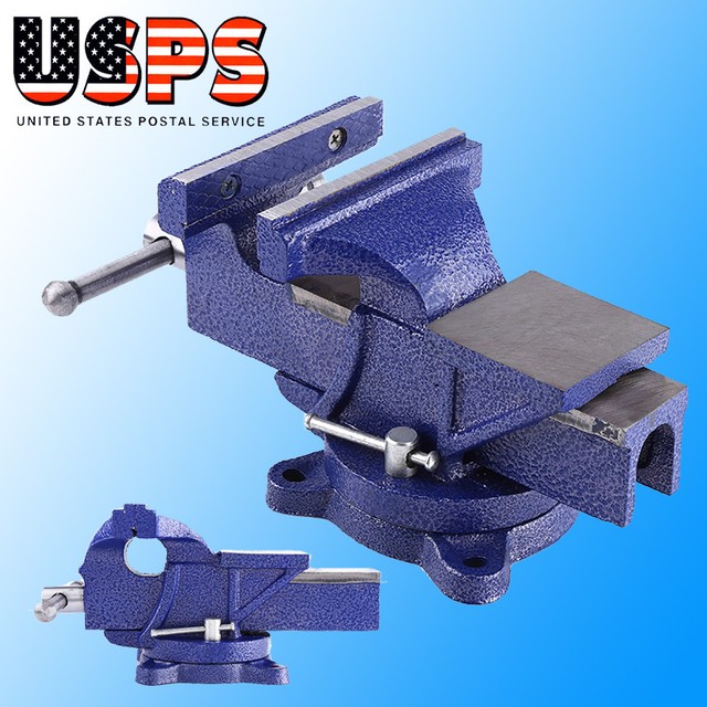 5 Bench Vise Heavy Duty Clamp 360 Swivel Locking Base Vice Tool