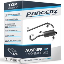 Auspuffanlage für VW Polo (6N2) 1.4 16V 75ps Motor: AHW