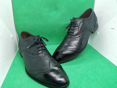 Hugo Boss Black Leather Wingtip Lace-Up Dress Shoes Hugo Boss Dress Shoes Men main image 3