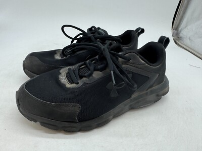 Under Armour Charged Assert 9 Running Sneakers Mens Black Low Top - 9 EXTRA WIDE
