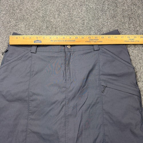 Duluth Trading Company Skort Damen 14 grau Performance gefütterte Reißverschlusstaschen - Bild 9 von 17