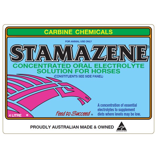Carbine Stamazene Oral Dietary Electrolyte Supplement for Horses 4L - Picture 4 of 5