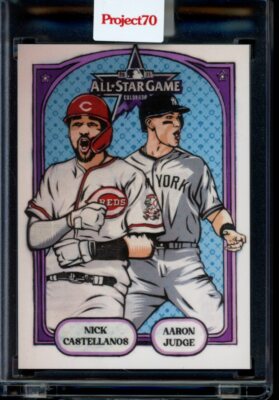 2021 Topps Project 70 Card #ASG7 Nick Castellanos Aaron Judge by Blake Jamieson