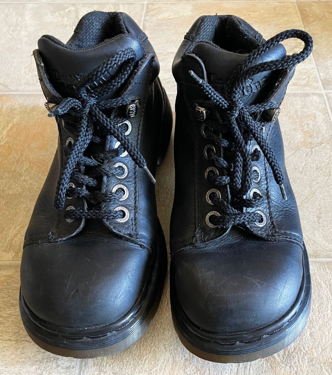 Vintage Dr. Martens 8550 Black Chunky Oxford Derby Boots UK Vintage Dr. Martens 8550 Black Chunky Oxford Derby Boots UK