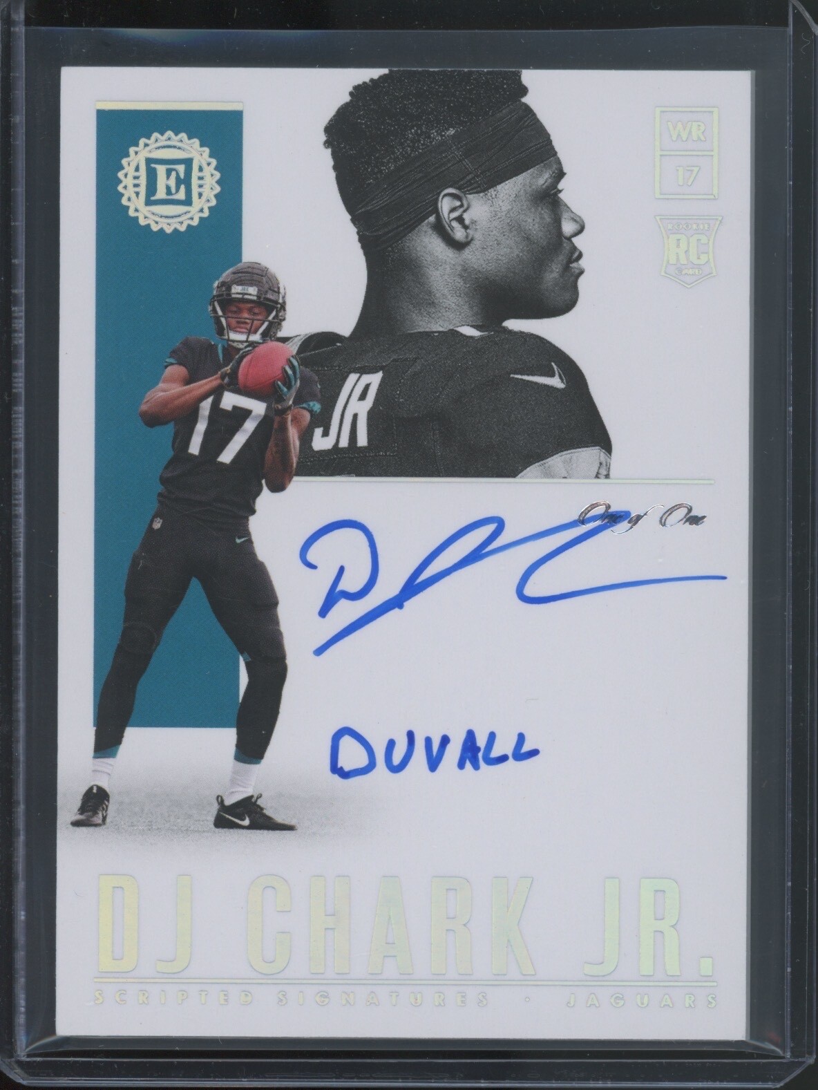 2018 Panini Encased Football DJ Chark Jr. #SS-DC RC Scripted Signatures Auto 1/1