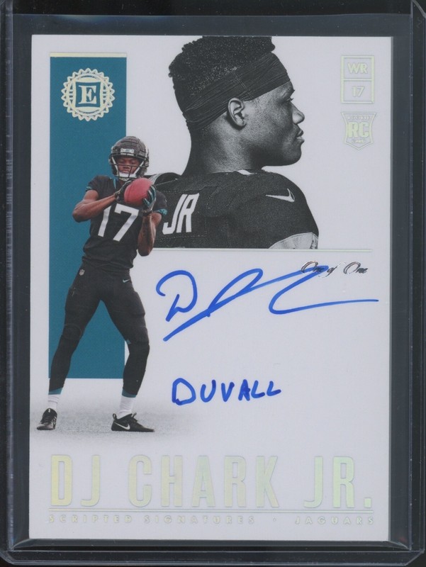 2018 Panini Encased Football DJ Chark Jr. #SS-DC RC Scripted Signatures Auto 1/1