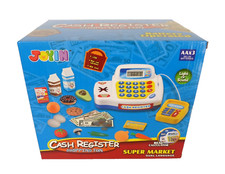 Toy Cash Register Shopping Fun Super Market Learning Joyin New
