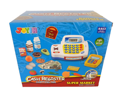 Toy Cash Register Shopping Fun Super Market Learning Joyin New