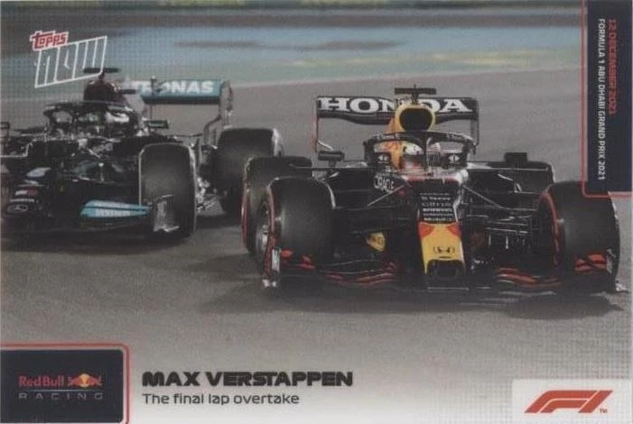 2021 Topps Now F1 - Max Verstappen #081 for sale | eBay