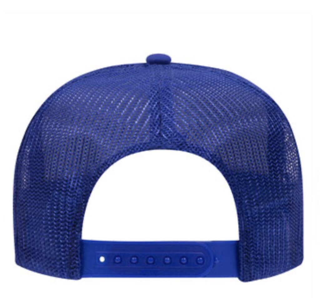 Los Angeles dodgers la logo Foam Front - Snap Back Trucker Hat raised logo blue