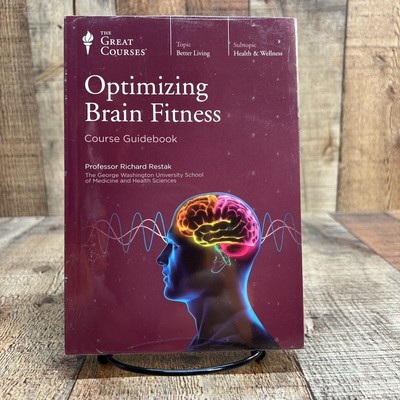The Great Courses: Optimizing Brain Fitness Course Guidebook + DVD Free Shipping