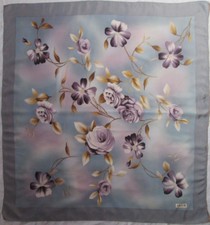 -Superbe Foulard AKER Soie TBEG Vintage Schal 84 x 88 cm