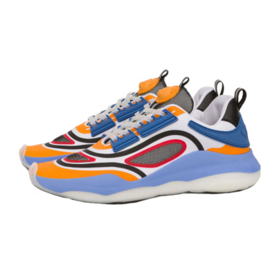 Moschino Couture Men Teddy Run Stretch Jersey Low-Top Sneakers US 13 MK024050