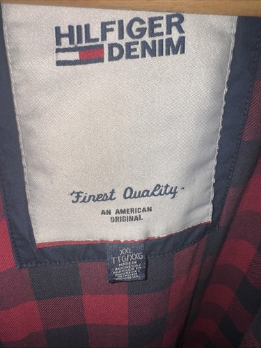 Vintage tommy hilfiger denim jacket mens 2XL Limited Edition - Picture 21 of 21