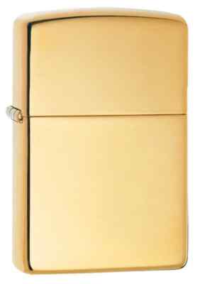 Zippo 169, Armor Lighter, High Polish Brass Finish, NEW