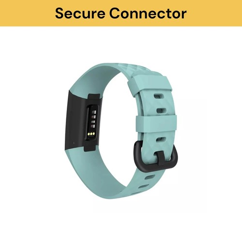 Soft Silicone Wristbands Compatible with Fitbit Charge 3/4 Bands For Sports Use - Picture 8 of 13